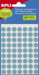 APLI Etikett, 8 mm kör, kézzel írható, színes, APLI, kék, 288 etikett/csomag (LCA2045) - onlinepapirbolt
