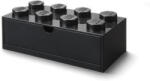 LEGO® Tárolódoboz íróasztalra, fiókos, LEGO "Brick 4x2", fekete (L40211733) - onlinepapirbolt