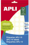 APLI Etikett, 16 mm kör, kézzel írható, APLI, 540 etikett/csomag (LCA1627) - onlinepapirbolt