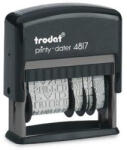 TRODAT Dátum- és szövegbélyegző, 12 féle szöveggel, TRODAT "4817 (IT4817) - onlinepapirbolt