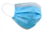  Papírmaszk, háromrétegű, gumis, kék (MER014) - onlinepapirbolt