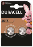Duracell Gombelem, CR2016, 2 db, DURACELL (DUEL20162) - onlinepapirbolt