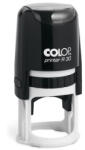 COLOP Bélyegző, kör, COLOP "Printer R 30", kék cserepárnával (IC1033060) - onlinepapirbolt