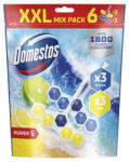 Domestos WC frissítő blokk, 6 db-os, DOMESTOS "Power 5", óceán és lime (KHT1179)