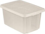 Keter Tárolódoboz, tetővel, 45 l, áttetsző, CURVER "Essentials (CSC45E) - onlinepapirbolt