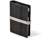 SATURNUS Kalendárium, gyűrűs, betétlapokkal, "L", műbőr, SATURNUS, "225" fekete-szürke (NKL225FSZ) - onlinepapirbolt