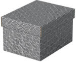 ESSELTE Tárolódoboz, S méret, ESSELTE "Home", szürke (E628281) - onlinepapirbolt