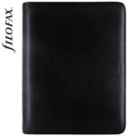 FILOFAX Kalendárium, gyűrűs, betétlapokkal, A5, FILOFAX "Metropol", cipzárral fekete (NFX026979) - onlinepapirbolt