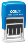 COLOP Dátumbélyegző, fordított, angol dátumbetűvel, COLOP "S120 (IC1051203) - onlinepapirbolt