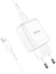 hoco. hálózati töltő USB A + kábel USB A to Lightning 2A N2, fehér