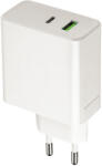 Setty hálózati töltő PD+QC USB + USB-C 45W LSI-01white JO