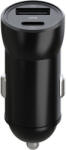 Maxlife MXCC-04 PD QC autós töltő 1x USB-C 1x USB 20W, fekete