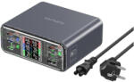 4smarts asztali töltő állomás Lucid GaN DIY 360W 5xUSB-C 1xUSB-A , szürke