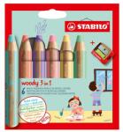 STABILO Fás pasztell zsírkréta és reszelő 3 az 1-ben 6 db (STB-8806-3)