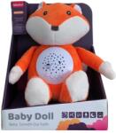  Projektor, plüss róka, el. , vil. , zene, 20x26 cm dob