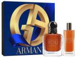  Set Giorgio Armani Stronger with You Intensely 100ml + 15ml, Apa de Parfum, Barbati