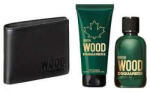 Dsquared2 Green Wood 100ml. 100sg. Black Wallet BARBATI Apa de toaleta SET