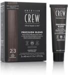American Crew Precision Blend Natural Grey Blending Hair Color vopsea de păr toate tipurile de păr 120 ml nuanţă 2-3 Dark pentru bărbați