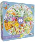 Gibsons 500 db-os puzzle - A Year in the Garden (3705) (G3705)