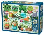 Cobble Hill 500 db-os puzzle - Cats vs. Plants (45120) (45120)