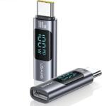 USAMS Cablu de date Usams US-SJ682, 100W, 480Mbps, Gri (6958444908991)