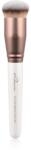Luvia Cosmetics Prime Vegan Blurring Buffer perie pentru pudra sau machiaj 115 (Pearl White / Metallic Coffee Brown) 1 buc