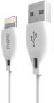 Dudao Cablu de date Dudao L4L, USB/Lightning, 2.1A, 2m, Alb (6970379611494)