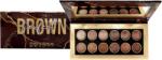 ParisAx paletta 12 szemhéjfesték barna