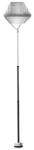 allocacoc Lampadar LED Allocacoc LightShade Tulip Standing, 4.5W, 450 lm, lumina alba calda (2700K), inaltime ajusatabila 81.5-165.5 cm, Gri (10420GW)