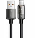 Mcdodo Prizma Kábel, Gyors, Robusztus, Iphone-Hoz, 12W, 1.2M, Fekete, Mcdodo