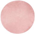 vidaXL Műgyapjú Szőnyeg Tafalla Rózsaszín Ø 100 cm Poliészter 42021558 (42021558)