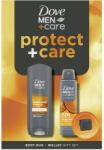 Dove Men Protect+Care ajándékszett: Szantálfa tusfürdő, 250 ml + Szantálfa spray, 150 ml + Pénztárca
