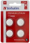 Verbatim CR2032 Lithium gombelem (CR) 4db (49533)