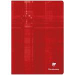 Clairefontaine A4-es tűzött jegyzetfüzet, 48 lap, 29, 7 x 21 cm, Matematika, Piros (63167C-04J)