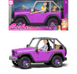 Mamido Păpușa cu câine și mașină off-road Sasha 29 cm MT1611 Papusa