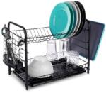 Artemis Edényszárító, Artemis, kétállású, fém, fekete, 51, 5x24, 5x33cm (VD-229098)