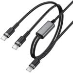 ACEFAST Cablu de Incarcare 2xType-C, 5A, Fast Charge, 1.25m - (C22-02) - Black (KF2354664) - vexio