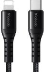 Mcdodo Cablu Type-C la Lightning PD36W Aluminiu, Nailon Impletit, 1m - Mcdodo (CA-5631) - Black (KF2358839) - vexio