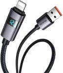 Mcdodo Cablu, USB-A la Lightning, Afisaj LED, 3A, 1.2m - Mcdodo (CA-6490) - Black (KF2359149) - vexio