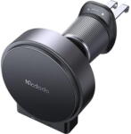 Mcdodo Suport pentru Grila de Ventilatie pentru Telefon, Incarcare Wireless, 15W + Cablu Retractabil - CH-3000 - Black (KF2358788) - vexio