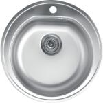 Metalac Chiuveta rotunda 510E Inox Venera510 mm, sifon 90 mm, inox (123677) - forit Chiuveta