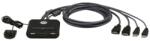ATEN Превключвател kvm aten cs22hf, Дву портов usb hdmi (aten-cs22hf) - Allstore