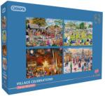 Gibsons 5051 - Village Celebrations - 4x500 db-os puzzle (G5051)