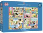 Gibsons 5062 - Catastrophe Cottage - 4x500 db-os puzzle (G5062)