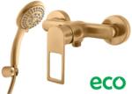 RAV SLEZÁK Zuhany csaptelep RAV SLEZÁK Nil zuhanyszettel együtt 150 mm csiszolt arany NL281.5/1ZK (NL281.5/1ZK)
