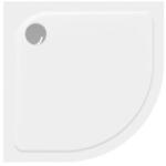 SAT Zuhanytálca negyedkörös SAT Project 100x100 cm öntött márvány fehér SATSVPRO100S (MR-11)