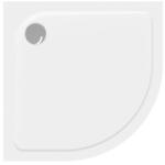 SAT Zuhanytálca negyedkörös SAT Project 90x90 cm öntött márvány fehér SATSVPRO90S (MR2-99)