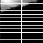 Premium Mosaic Kerámia mozaik Premium Mosaic Kit Kat black 30x30 cm fényes MOSKK2BKL (MOSKK2BKL)