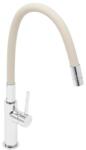 SAT Mosogató csaptelep SAT szilikon karral bézs/króm SATBSD290BE (22706-393A WITH BEIGE)