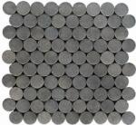Mosavit Mozaik Mosavit Circular negro 30x30 cm matt CIRCULARNE (PIEDRA CIRCULAR NEGRO)